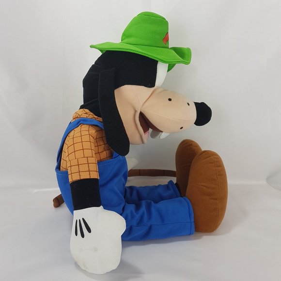 DISNEY Goofy Fishing Plush Stuffed Animal Toy Walt Disney World Goofy Fisherman - Picture 7 of 10